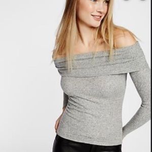 Off the shoulder sweater